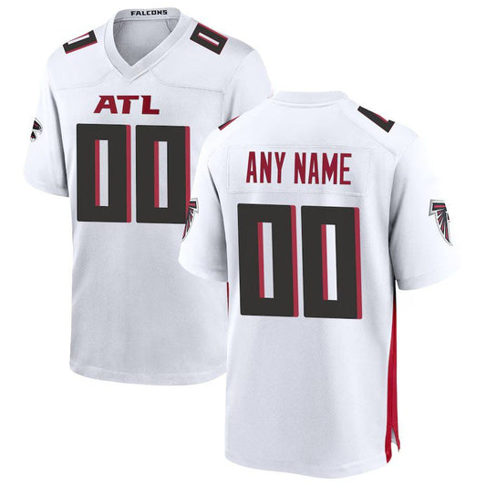Custom A.Falcons 2024 White Game American Stitched Football Jersey