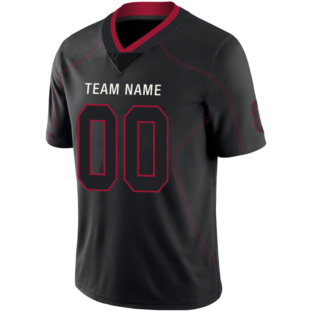 Custom A.Falcon Men's American Black Fashion Vapor Limited Stitched Football Jersey