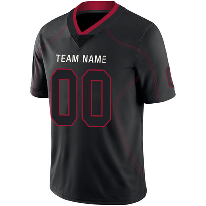Custom A.Falcon Men's American Black Fashion Vapor Limited Stitched Football Jersey