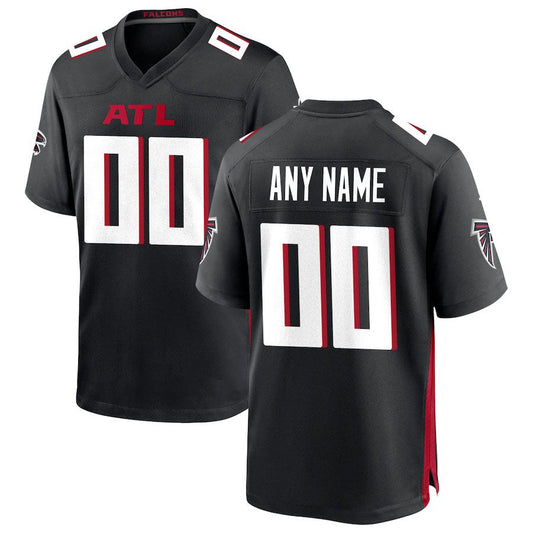 Custom A.Falcons 2024 Black Game American Stitched Football Jersey