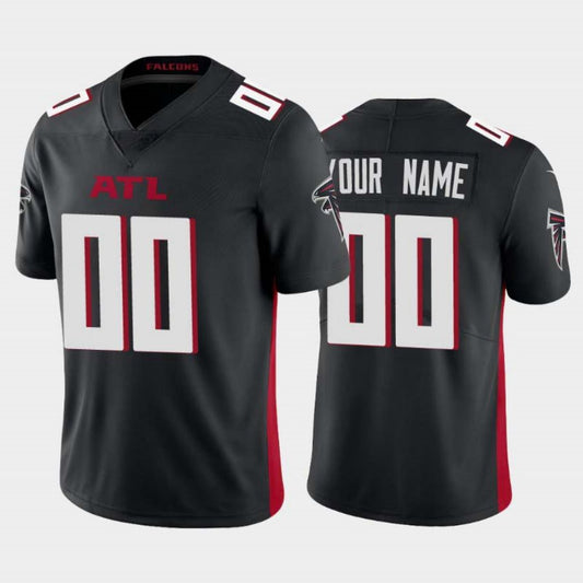 Custom A.Falcons Black Vapor Limited American Stitched Football Jersey