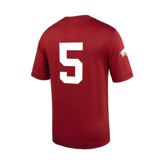 #5 A.Razorbacks Untouchable Football Jersey ¨C Cardinal Stitched American College Jerseys