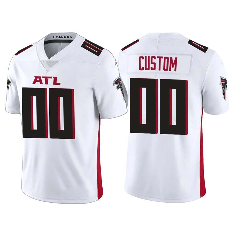 Custom A.Falcons White Vapor Limited American Stitched Football Jersey