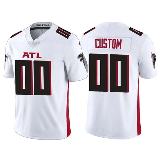 Custom A.Falcons White Vapor Limited American Stitched Football Jersey