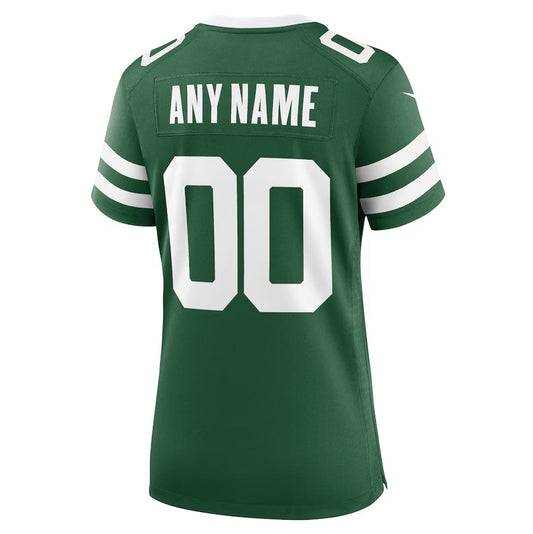 Custom NY.Jets Game Jersey - Legacy Green Stitched Football Jerseys