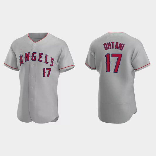 Los Angeles Angels #17 Shohei Ohtani 2020 Road Authentic Jersey ¡§C Gray Men Youth Women Baseball Jerseys