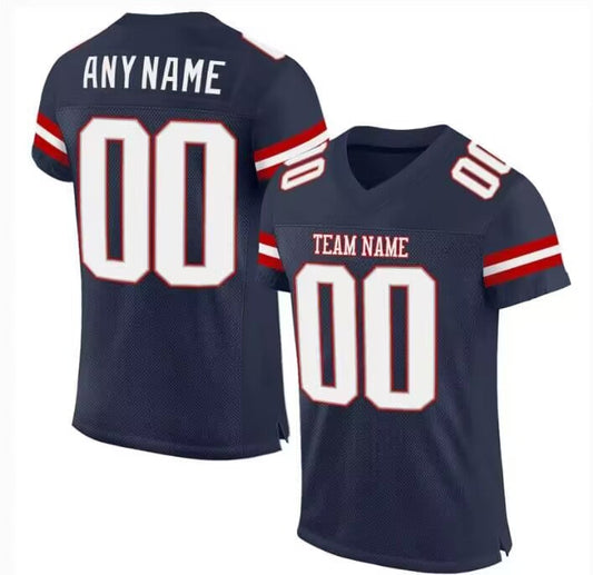 Custom NE.Patriots Navy Vapor Elite Stitched American Football Jerseys