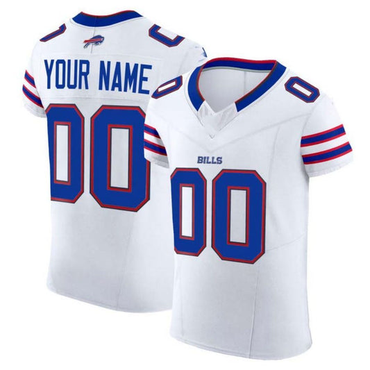 Custom B.Bills 2024 White Vapor F.U.S.E. Ellite Jersey American Football Stitched Jerseys
